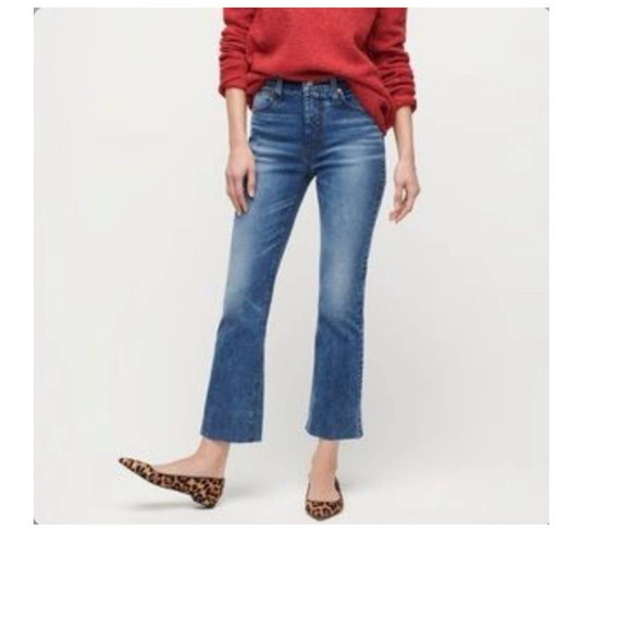 J. Crew Denim - New J.Crew 10" demi-boot crop jean in Ocean wash Size 28